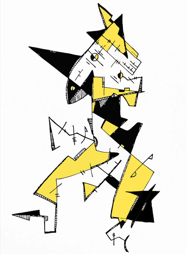 Dancing harlequin